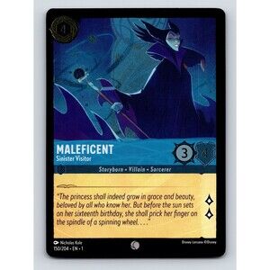 Basic Maleficent HP 3 Sinister Visitor Attack Sorcerer Dark Disney Lorcana